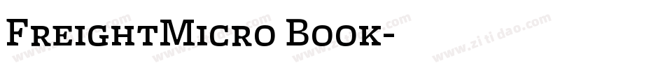 FreightMicro Book字体转换